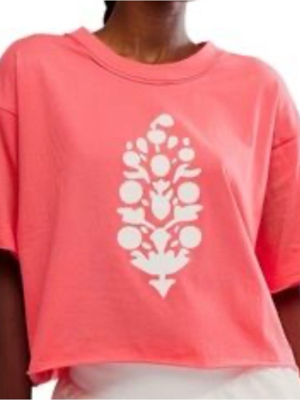 FP Movement Inspire Logo Tee Free People Oversized Small Active Tee
